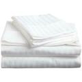 Impressions 300 Full Sheet Set- Egyptian Cotton Stripe - White 300FLSH STWH